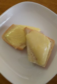 ラーメンスープでチーズパン