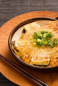 明太子とクリームチーズのお豆腐グラタン