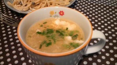 新玉ねぎと春雨の中華卵スープ♪の写真
