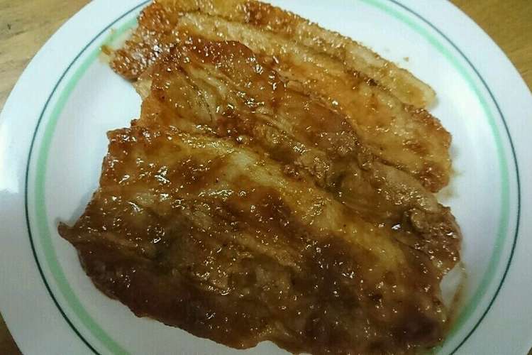 豚バラ厚切り肉 焼肉のたれ レシピ 作り方 By クック美月 クックパッド 簡単おいしいみんなのレシピが379万品