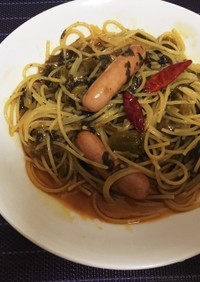 辛子高菜パスタ