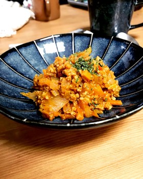 スパイス引き立つ 取り分けキーマカレー