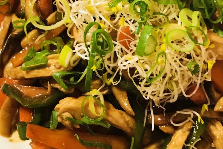 鶏肉細切り炒め 甜麺醤 オイスターソース レシピ 作り方 By Bistromiti クックパッド 簡単おいしいみんなのレシピが360万品