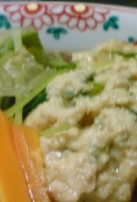 レタスと水菜の鶏団子汁