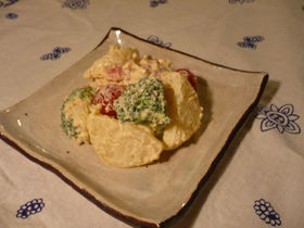 新ジャガのポン酢風味ポテトサラダ