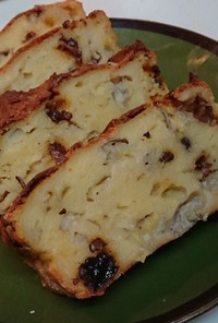米粉で作るバナナレーズンヨーグルトケーキ