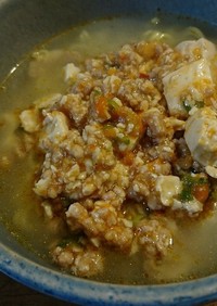 麻婆豆腐塩とんこつラーメン