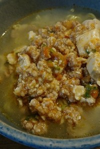 麻婆豆腐塩とんこつラーメン
