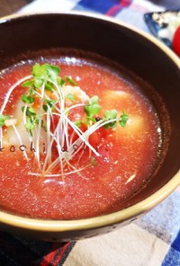 ロール白菜のトマトスープ