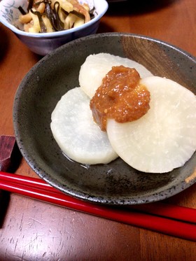 大根だけあれば♪お手軽甘味噌ふろふき大根