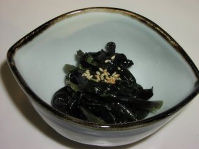 金時草の酢の物（水前寺菜）の写真