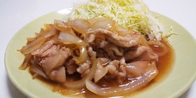 ほんのり甘め♪たっぷりタレの生姜焼き