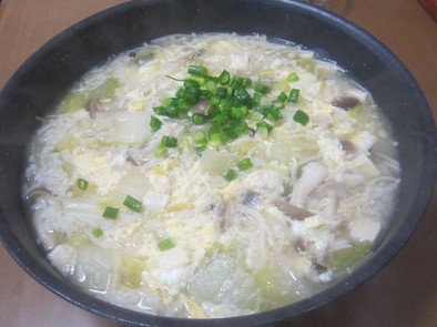 冷凍豆腐でダイエット雑炊の写真