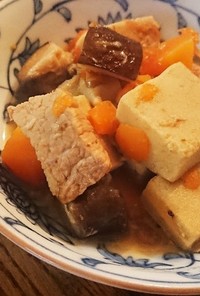 豚肉と高野豆腐の甘酒醤油煮