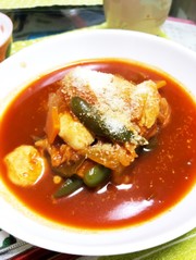 鶏ササミのトマト煮(๑´ω`๑)♡の写真