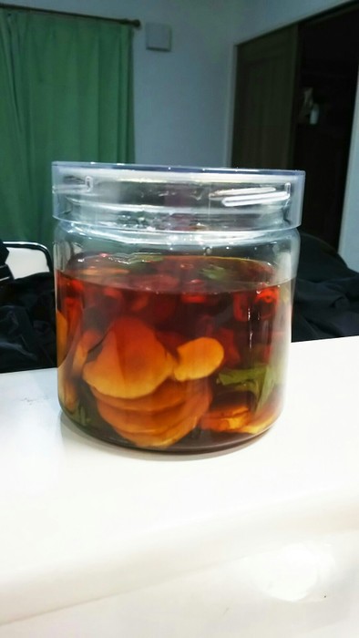 菊芋のめんつゆ漬けの写真