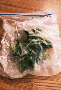 冷凍野菜 冷凍保存 茹でた 水菜