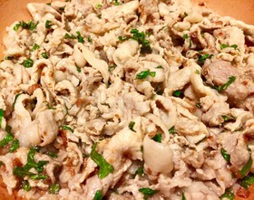 【低糖質】豚肉の梅肉炒め