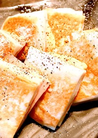 白はんぺんのハムマヨチーズ焼き