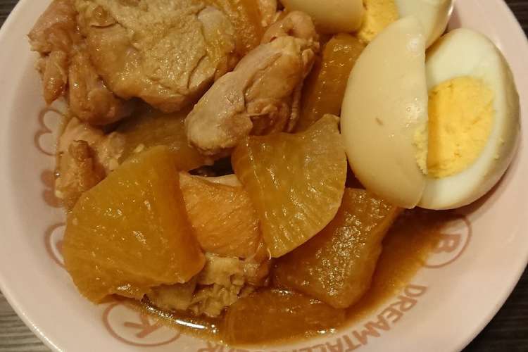 炊飯器にお任せ 大根と鶏肉の煮物 レシピ 作り方 By よしだよしこ クックパッド