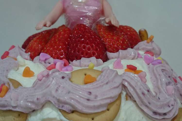 ドールケーキ りかちゃん レシピ 作り方 By ブイちゃん クックパッド