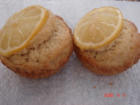 爽やかな酸味♪ はちみつレモンのマフィン