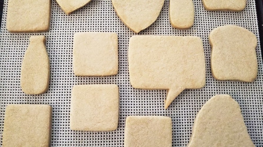 米粉のクッキー（アイシング用）の画像