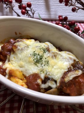 ♬鯖トマト煮缶チリソースチーズ♬