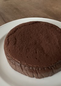 チョコレートスフレチーズケーキ