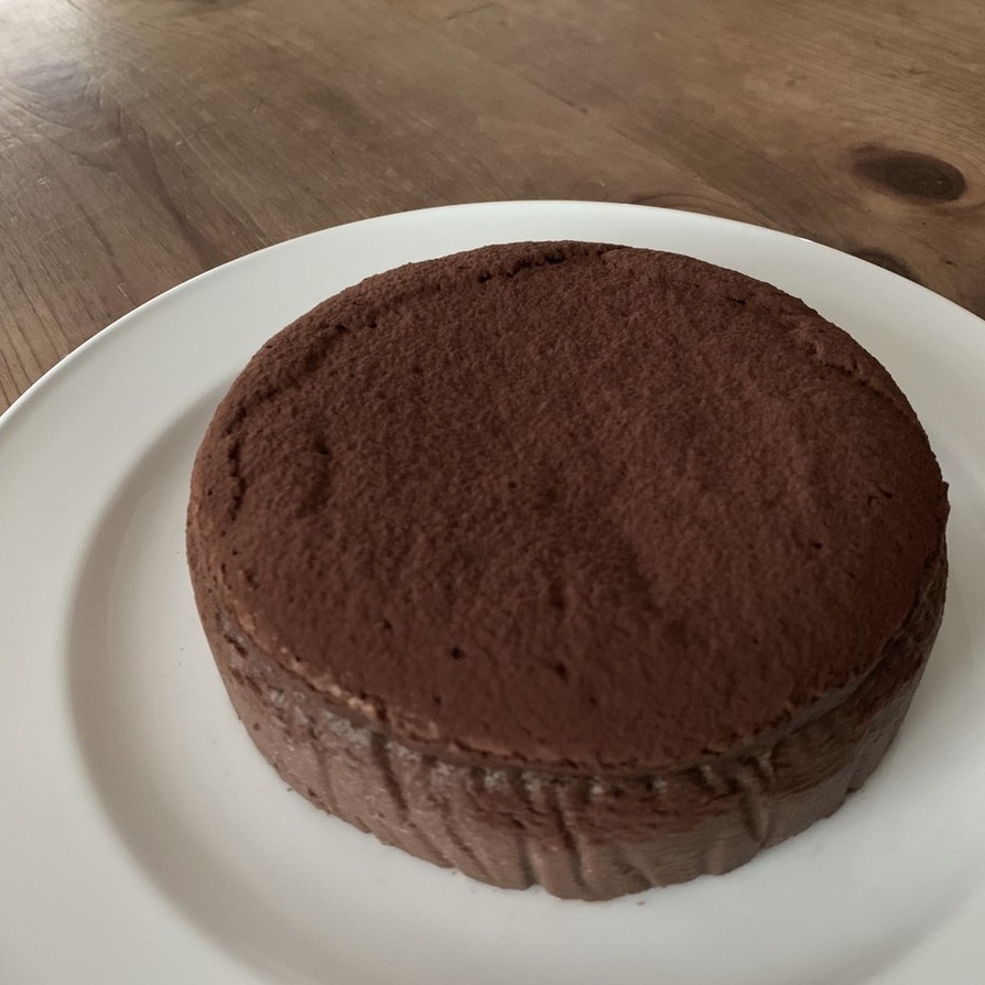 チョコレートスフレチーズケーキの画像