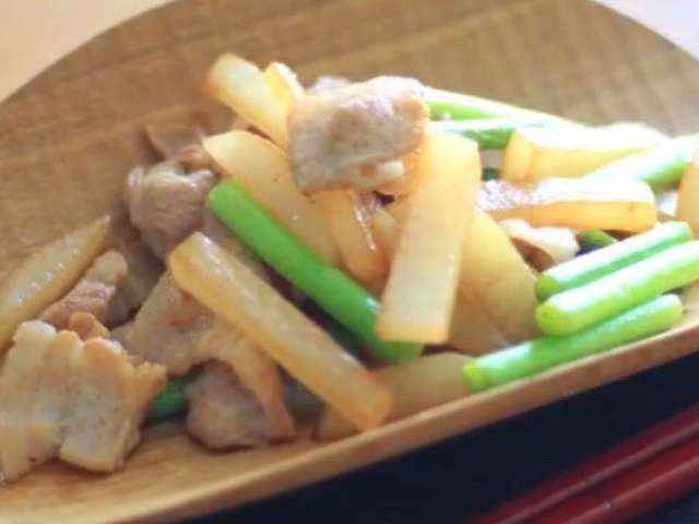 時短レシピ 豚肉と大根の炒め物 By ほすぴたるcook クックパッド