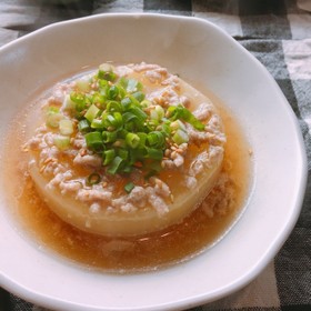 時短でもやわらか♡大根のそぼろあんかけ