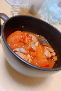 あったかラタトゥイユ風トマトスープ