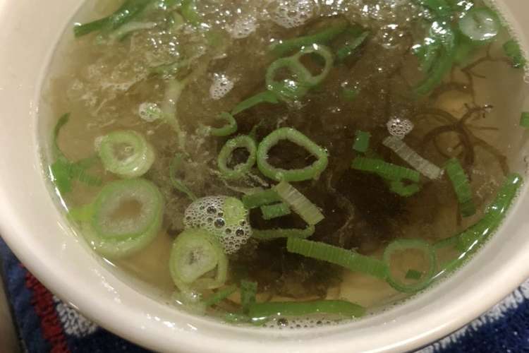 簡単手抜き もずくとろろのお吸い物 レシピ 作り方 By あいこ大好き クックパッド 簡単おいしいみんなのレシピが359万品