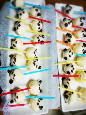 バレンタインにも! パンダのロリポップ