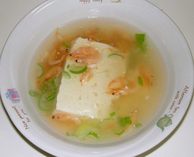 桜えびのあんかけ豆腐
