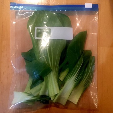 チンゲン菜の冷凍保存の方法の写真