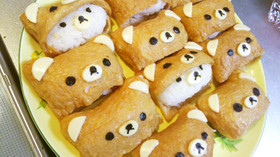 かわいい♥リラックマいなり寿司