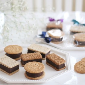 簡単!可愛い♪生チョコサンドクッキー