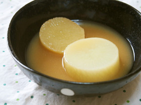 大根の白みそ煮♪白みそのコクが美味♪