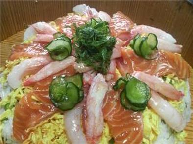 海鮮ちらし寿司の写真