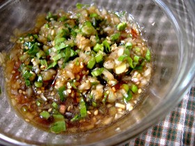 行者ニンニク入り中華風かけダレ