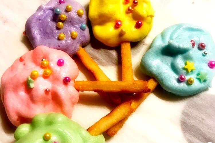 モコモコ綿飴風のメレンゲクッキー レシピ 作り方 By Mioeiseiﾏﾏ クックパッド 簡単おいしいみんなのレシピが376万品