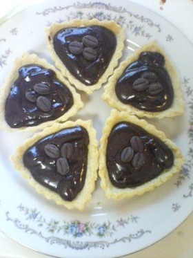 チョコレートタルト 簡単だよ。
