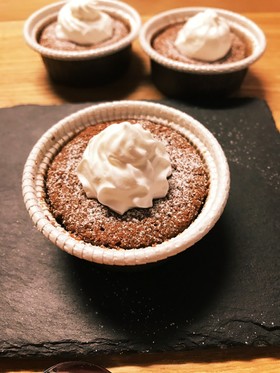 バレンタインにおからチョコレートケーキ