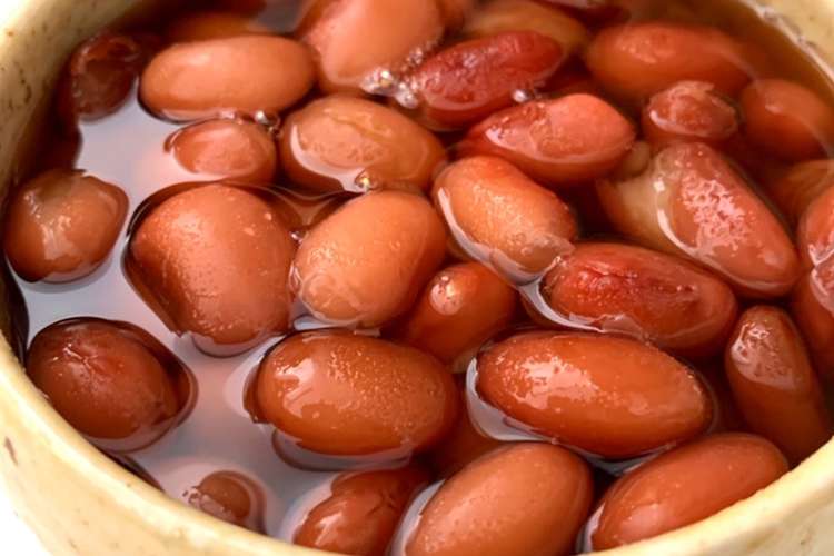 圧力鍋で簡単 金時豆の煮豆 レシピ 作り方 By プルンハヌル11 クックパッド