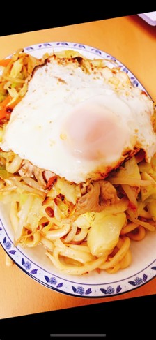 簡単焼うどん