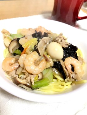 五目あんかけ焼そば