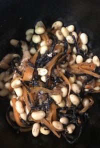 大豆とひじきの梅煮