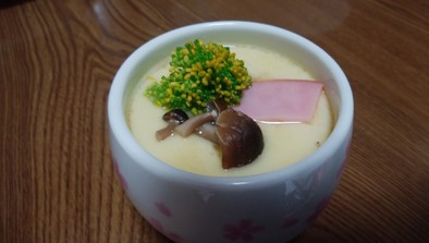 サッポロ一番塩味レンチン茶碗蒸しの写真